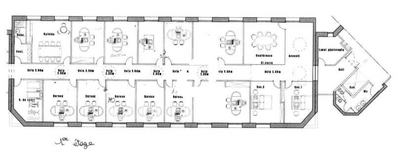Vente bureaux 348 m² divisibles à partir de 150 m²