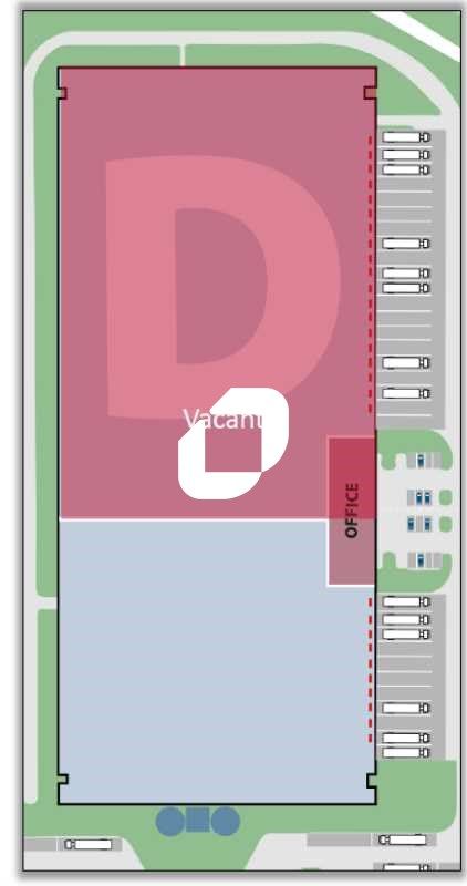 Location entrepots 48811 m² non divisibles