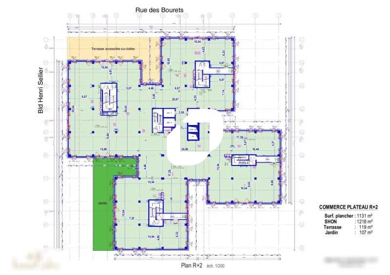 Vente bureaux 545 m² divisibles à partir de 230 m²