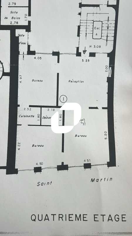 Location bureaux 105 m² non divisibles