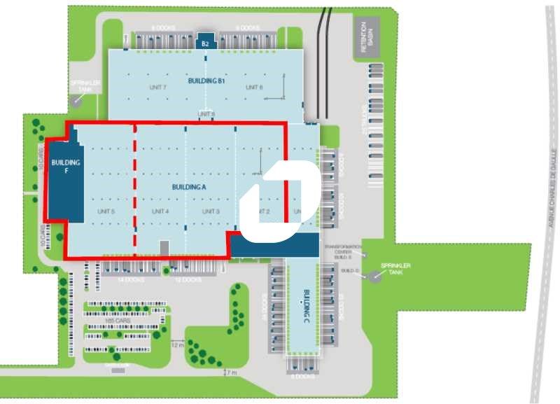 Location entrepots 24132 m² divisibles à partir de 3500 m²