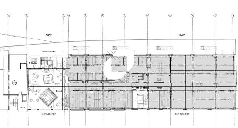 Vente bureaux 1240 m² divisibles à partir de 210 m²
