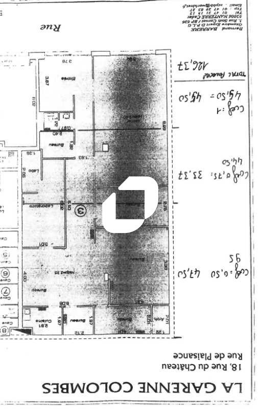 Location bureaux 187 m² non divisibles