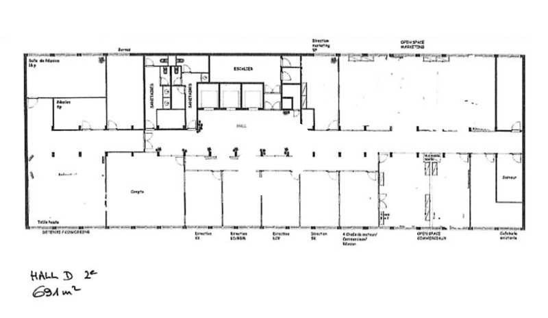 Vente bureaux 1236 m² divisibles à partir de 545 m²