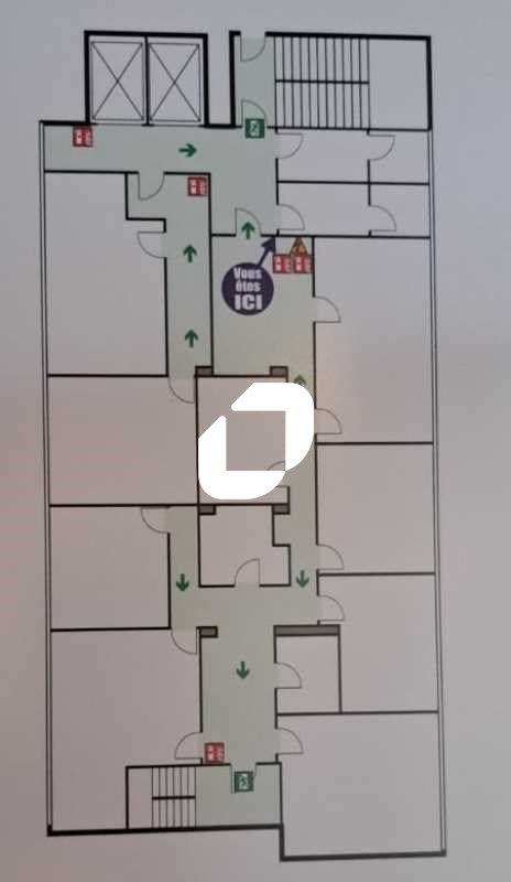 Location bureaux 180 m² non divisibles