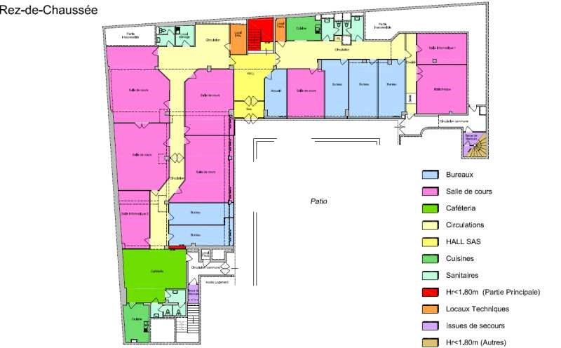Vente bureaux 1431 m² divisibles à partir de 237 m²