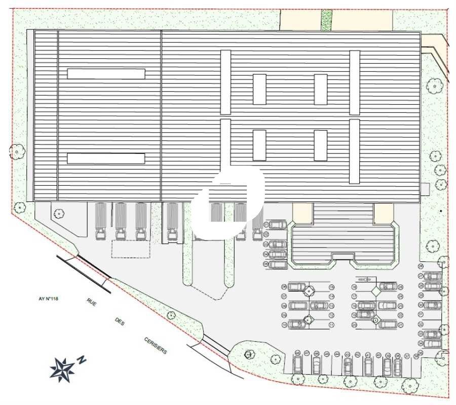 Location entrepots 4542 m² non divisibles
