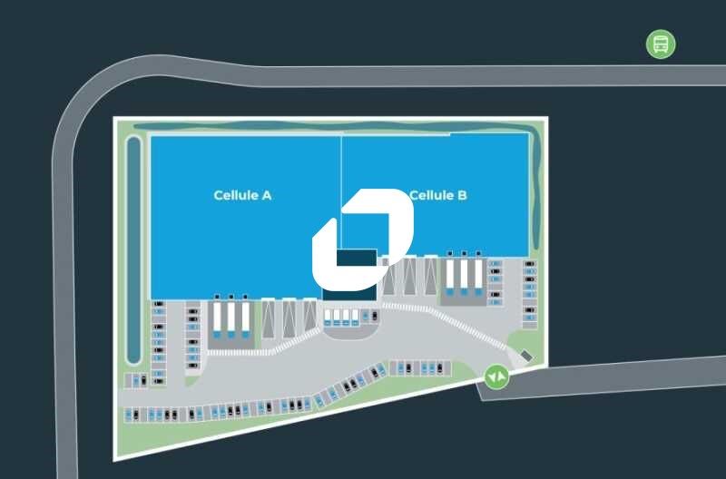 Location entrepots 5761 m² non divisibles