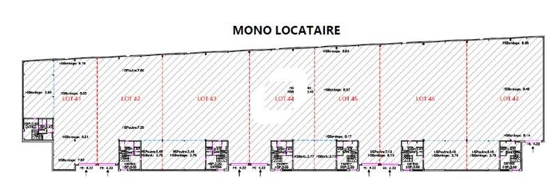 Location entrepots 4519 m² divisibles à partir de 1134 m²