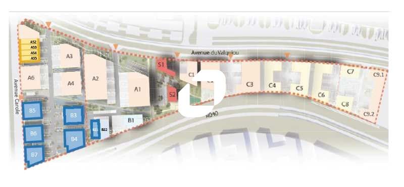 Vente entrepots 1971 m² non divisibles