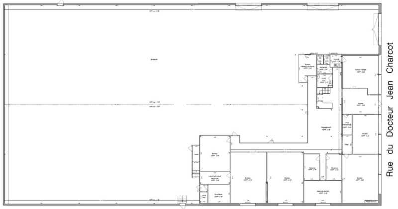 Vente entrepots 2348 m² non divisibles