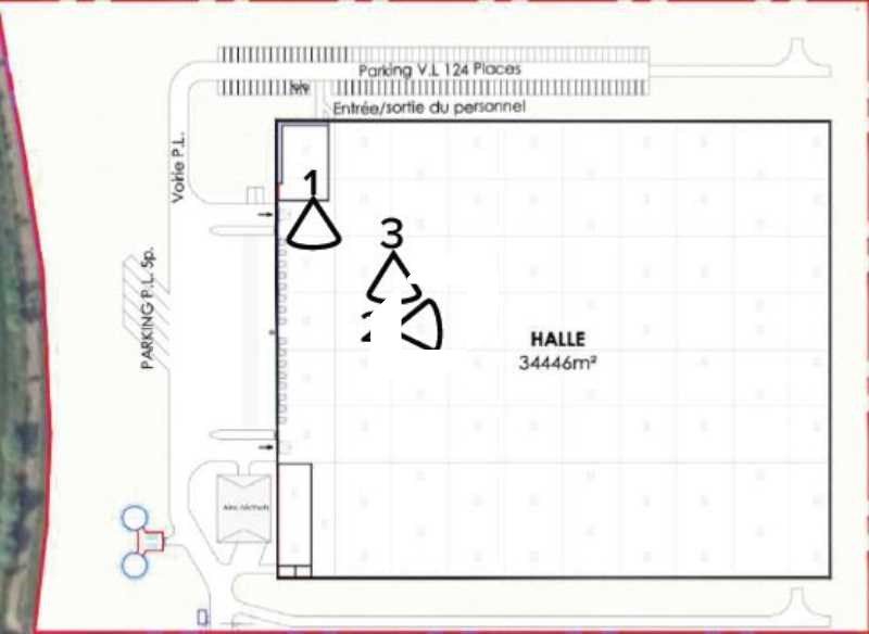 Location entrepots 17590 m² divisibles à partir de 8790 m²