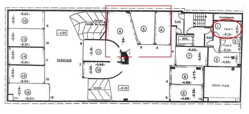 Vente bureaux 241 m² non divisibles