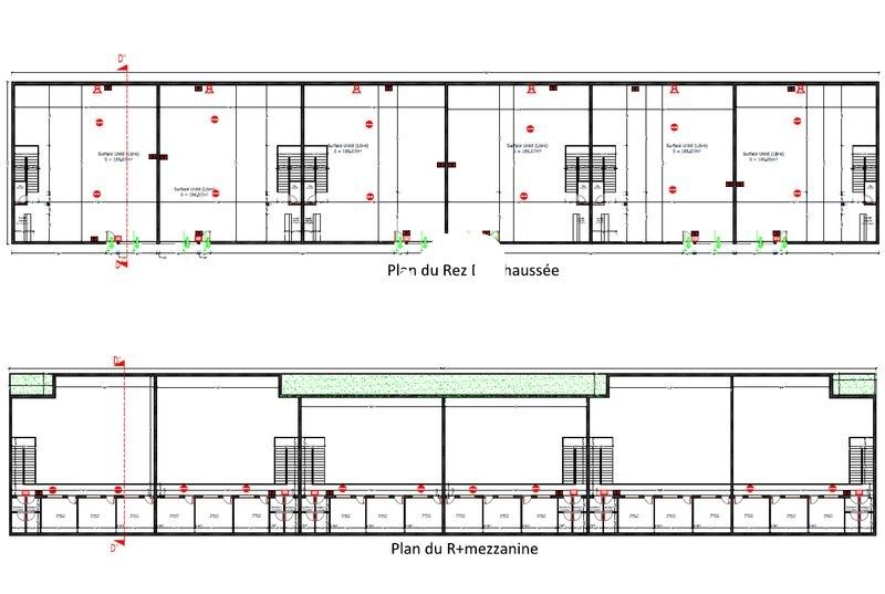 Location entrepots 1560 m² divisibles à partir de 260 m²