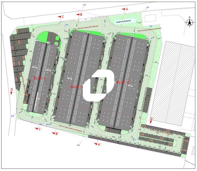 Location entrepots 9750 m² divisibles à partir de 390 m²