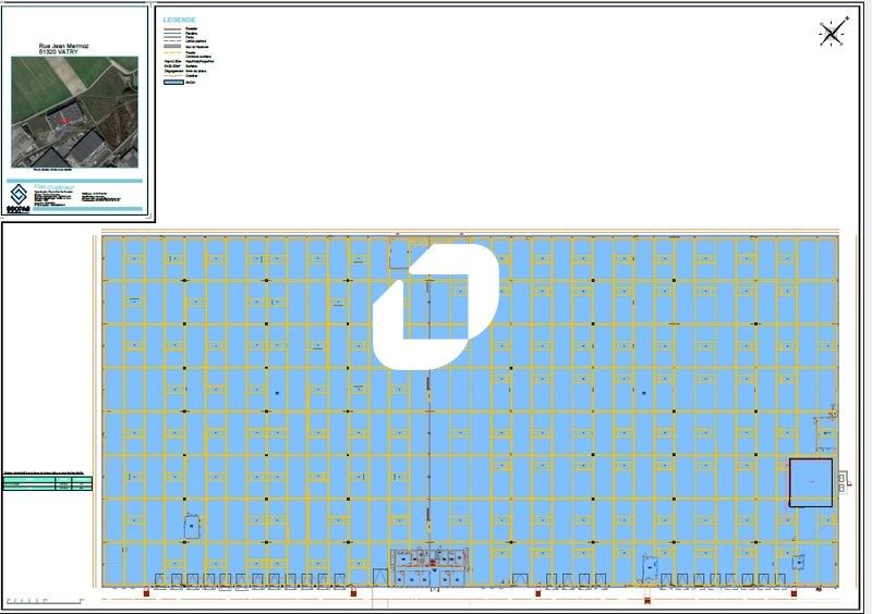 Location entrepots 8762 m² non divisibles