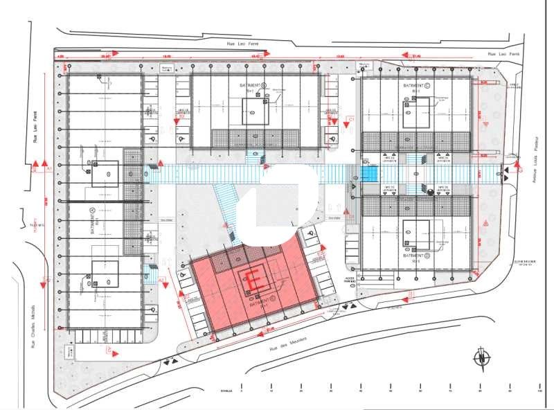 Location entrepots 1485 m² divisibles à partir de 297 m²