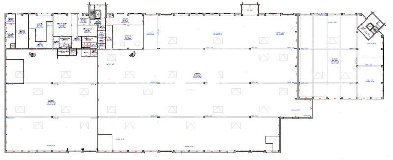 Location entrepots 2912 m² non divisibles