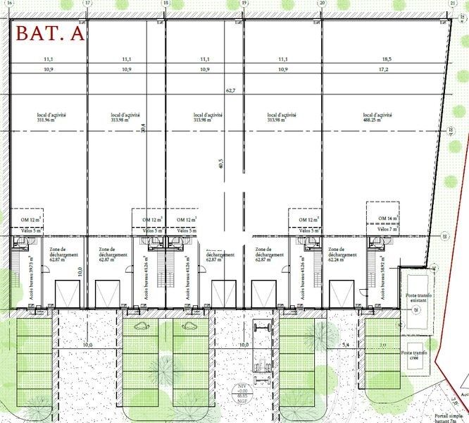 Location entrepots 8554 m² divisibles à partir de 383 m²