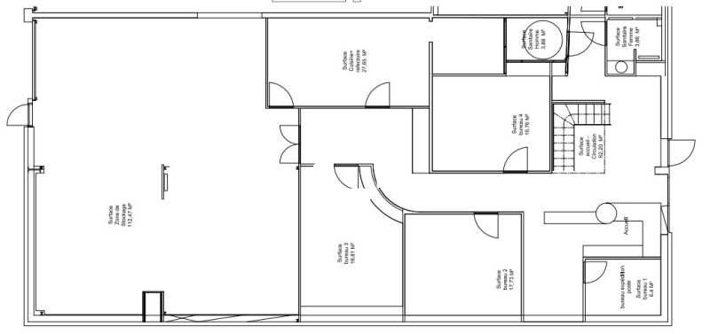 Vente entrepots 438 m² non divisibles