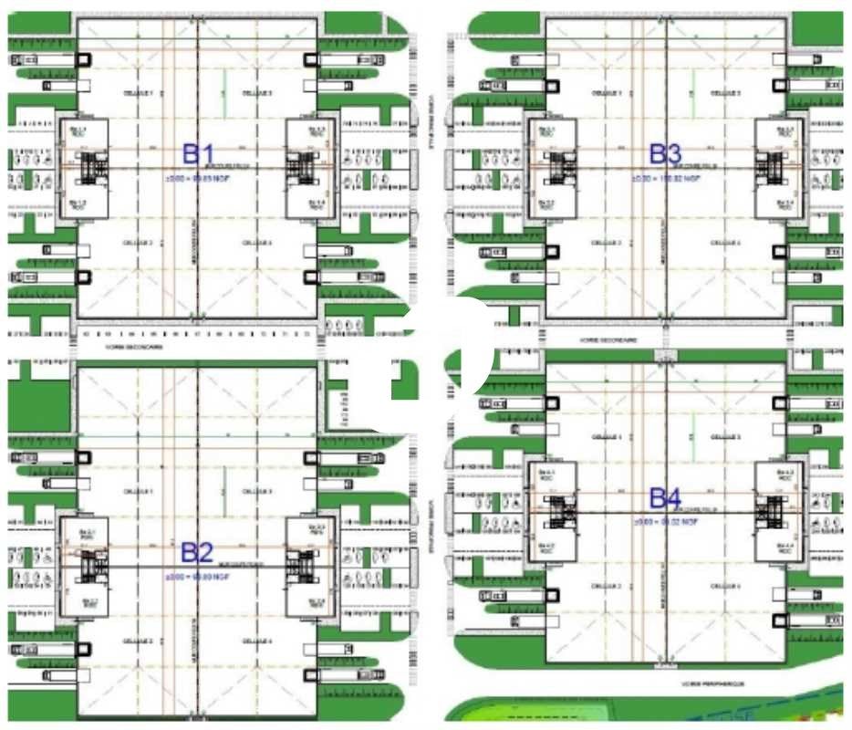 Location entrepots 3925 m² divisibles à partir de 1307 m²