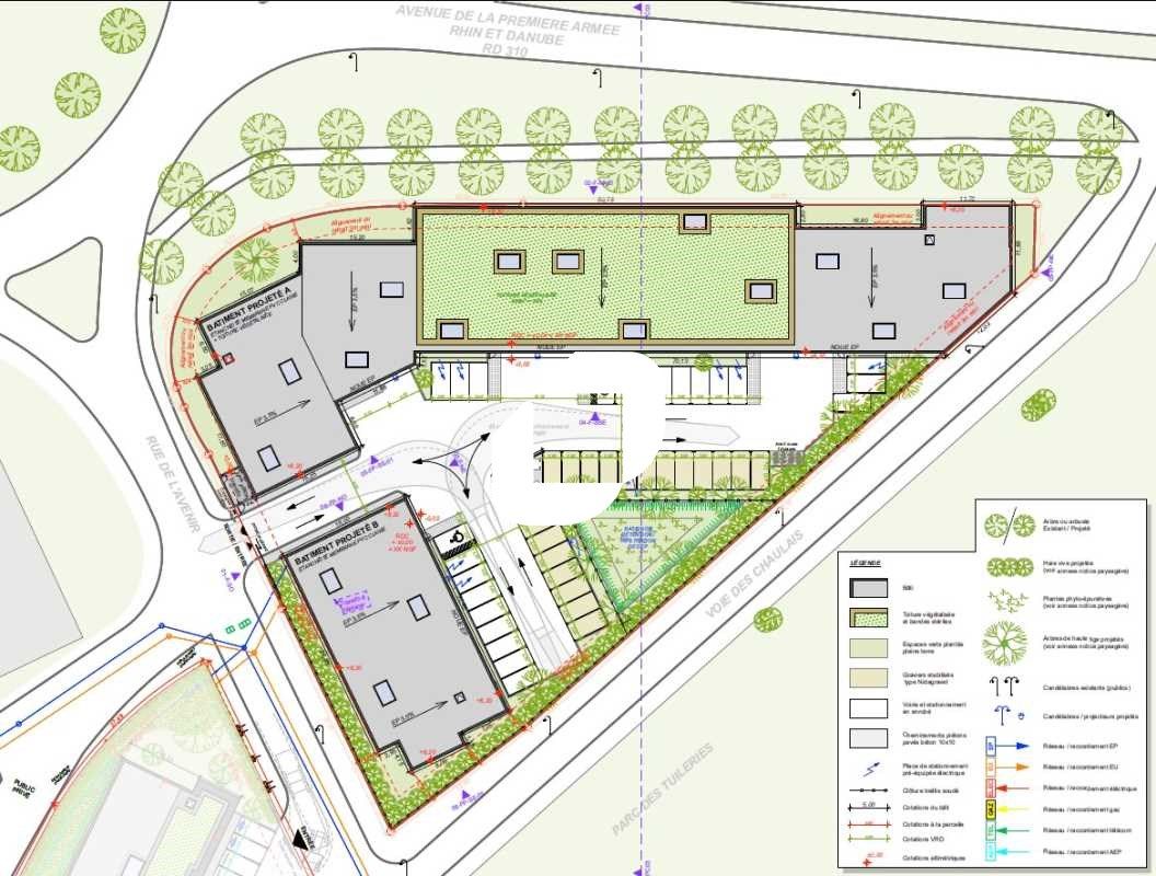 Location entrepots 1317 m² divisibles à partir de 377 m²