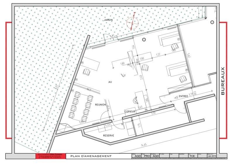 Vente bureaux 190 m² non divisibles