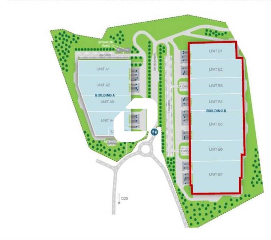 Location entrepots 16625 m² non divisibles