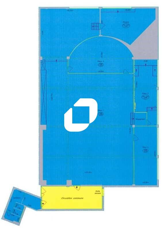 Location bureaux 3187 m² divisibles à partir de 426 m²