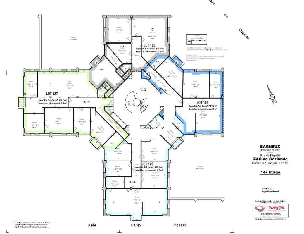 Location entrepots 1185 m² divisibles à partir de 147 m²