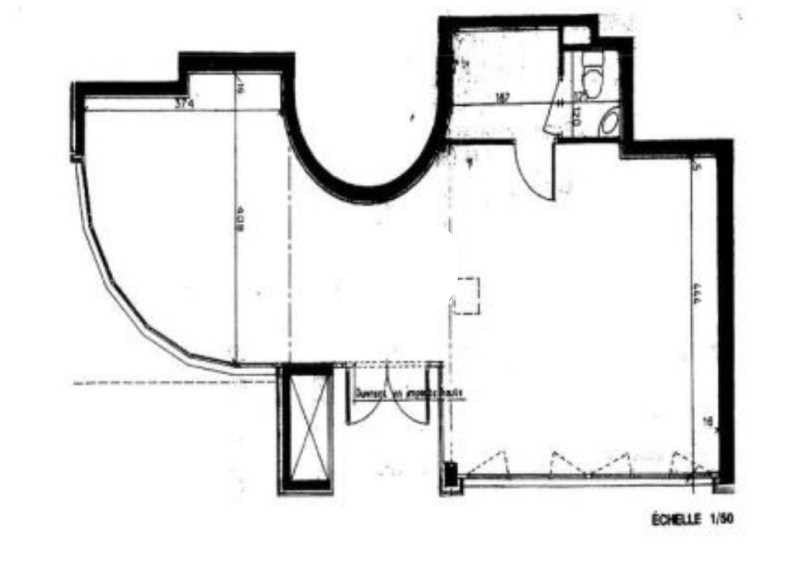 Location bureaux 49 m² non divisibles