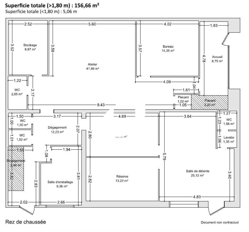 Location entrepots 318 m² divisibles à partir de 157 m²