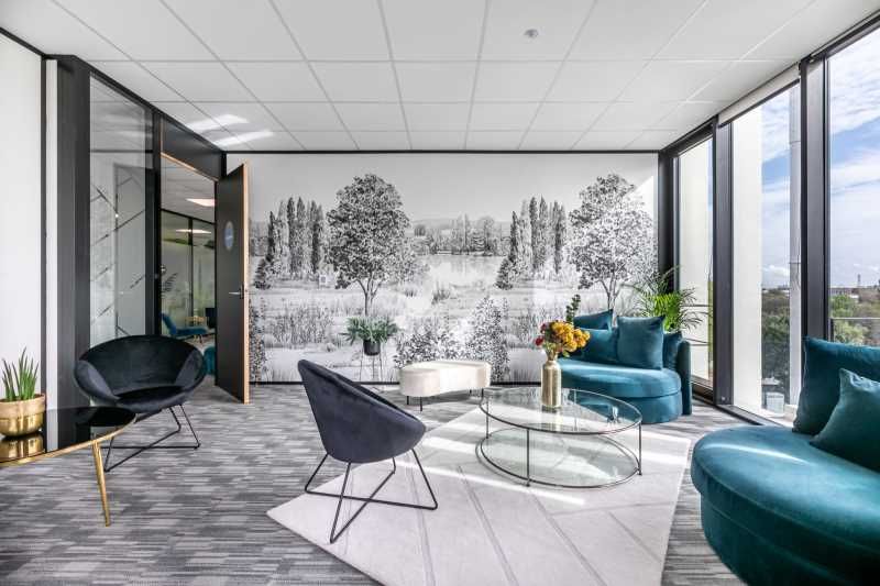 Au sein de l'immeuble du Bridge à Mérignac, à 5 m