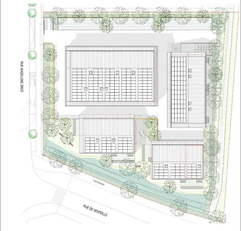 Vente entrepots 575 m² divisibles à partir de 114 m²