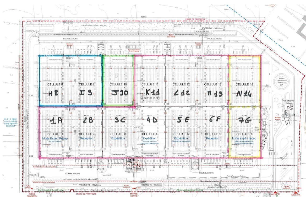 11603 m² pour cetentrepôts classe a en location à Valence