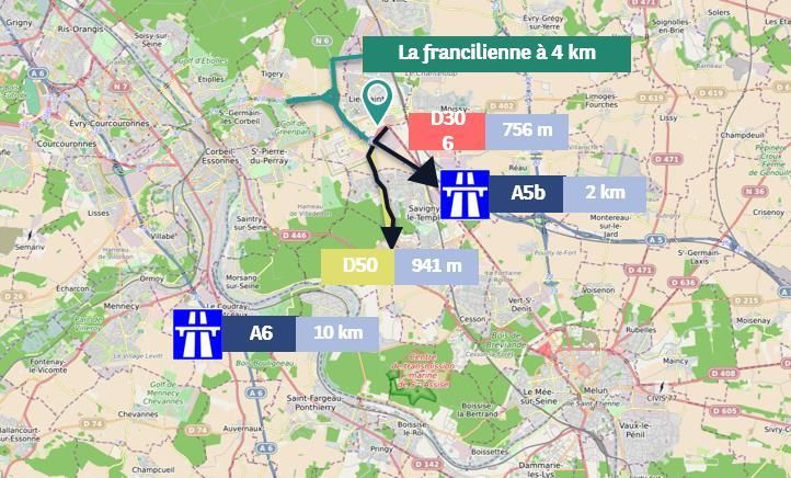 Vente Entrepôts classe A 22452 m² non divisibles 77127 Lieusaint