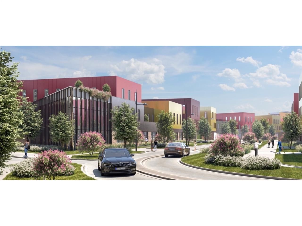 Au sein d'un parc tertiaire, CRENO REAL ESTATE vo