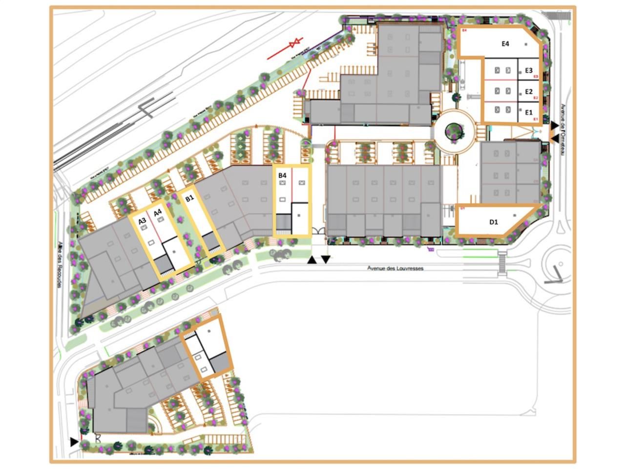 Au sein d'un parc tertiaire, CRENO REAL ESTATE vo