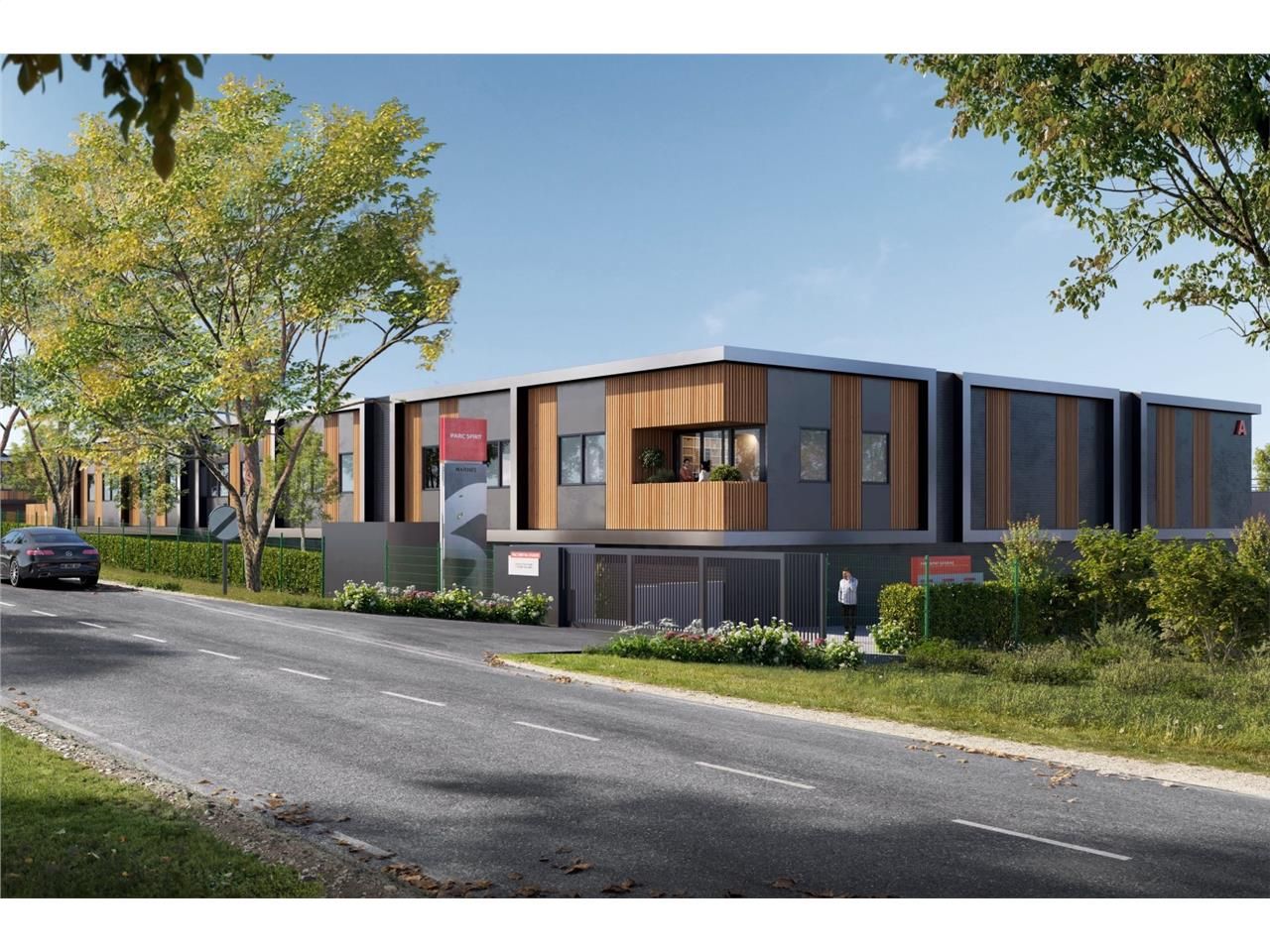 Au sein d'un parc tertiaire de 16 256 m² de terra