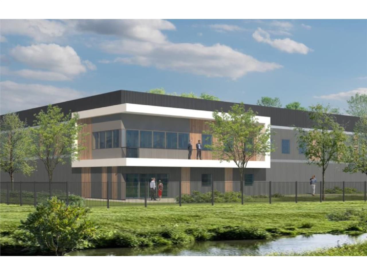 Au sein d'un parc tertiaire de 45 500 m² de terra