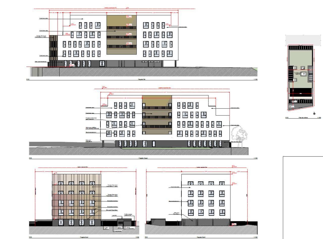 Vente Bureaux 2566.06 m² non divisibles 76000 Rouen