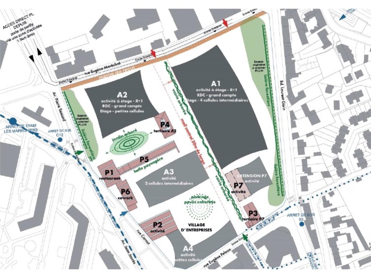 Location entrepots 35075 m² divisibles à partir de 595 m²