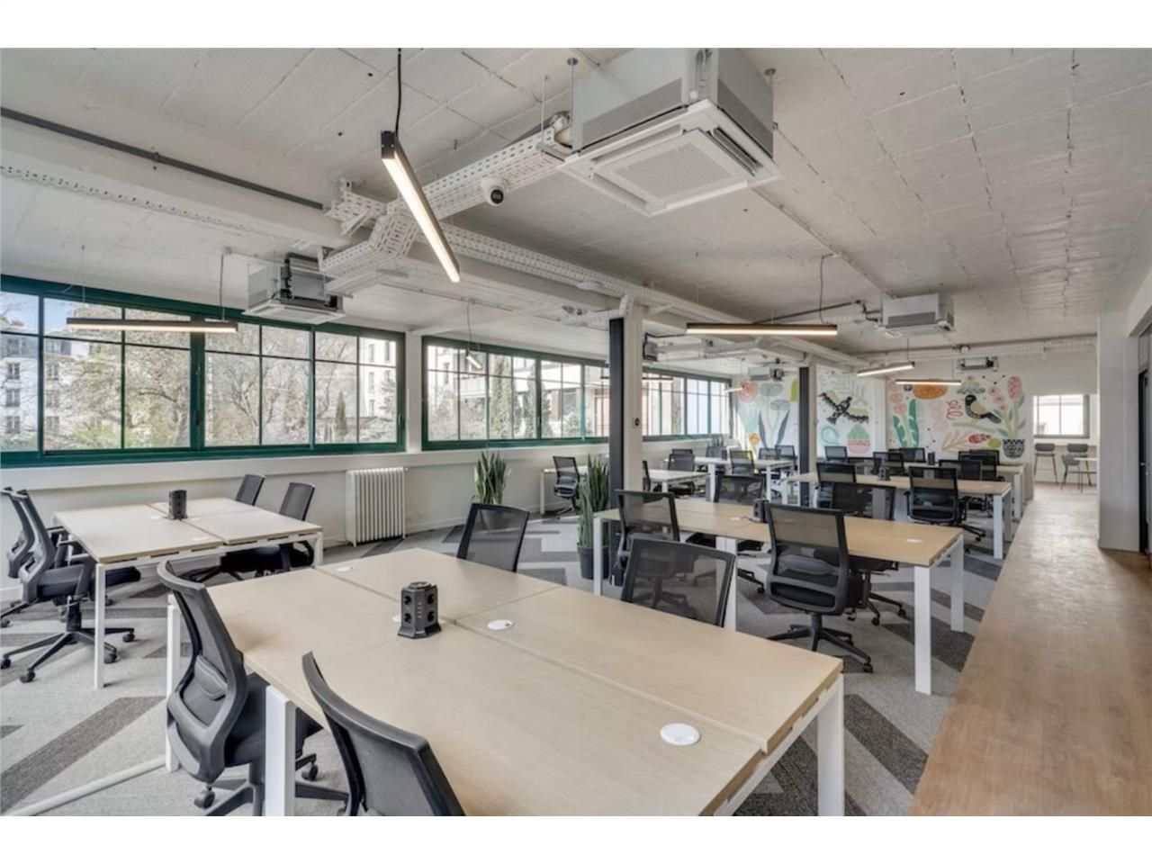 Location d'un espace de travail privatif équipé s