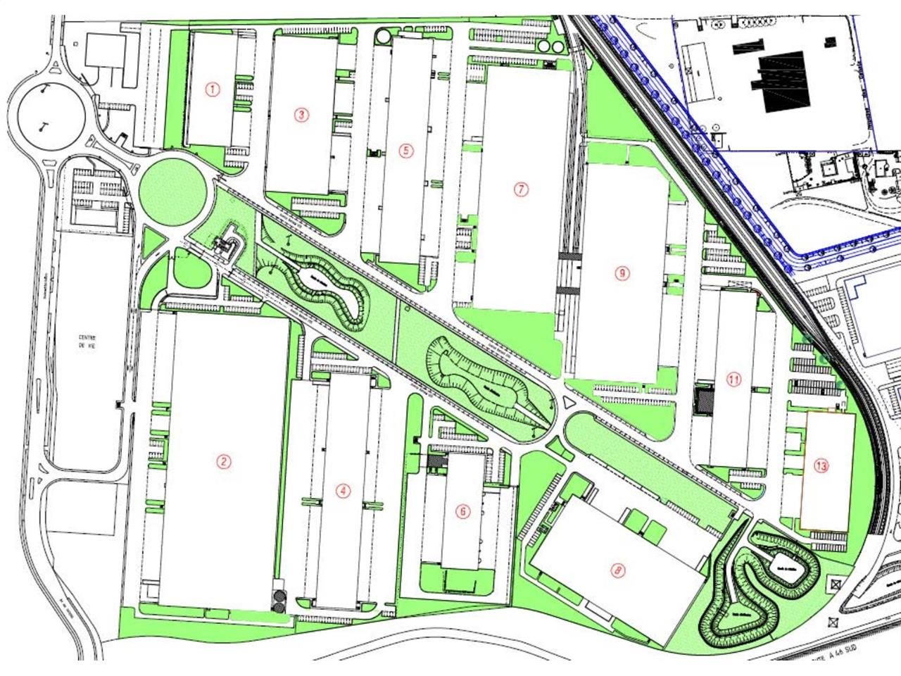 Location entrepots 31367 m² divisibles à partir de 3876 m²