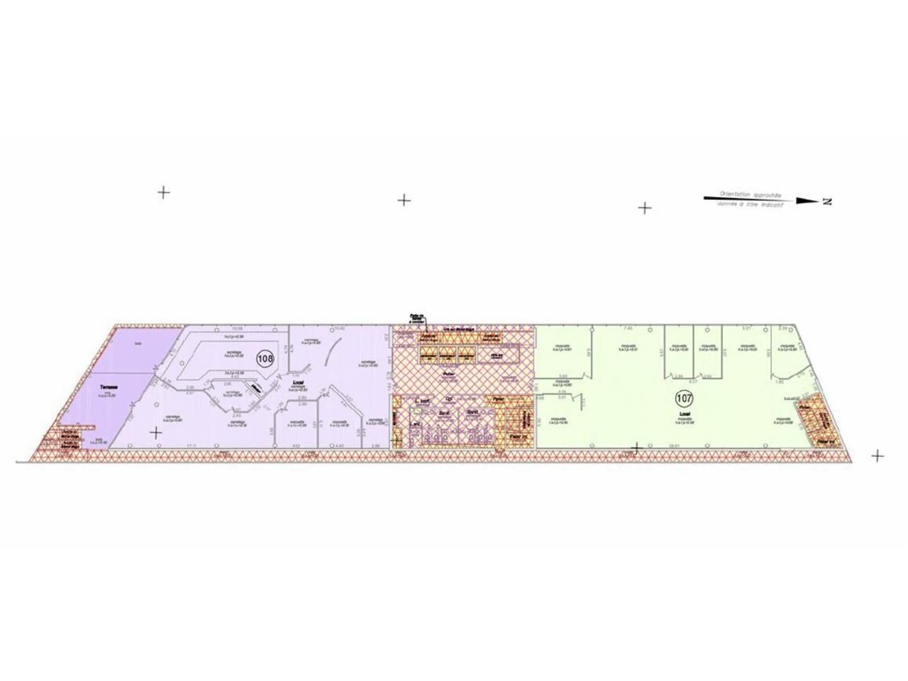 Vente bureaux 802 m² divisibles à partir de 379 m²