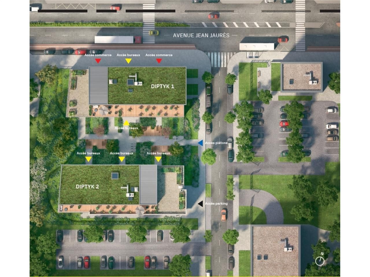 Vente bureaux 1460 m² divisibles à partir de 139 m²