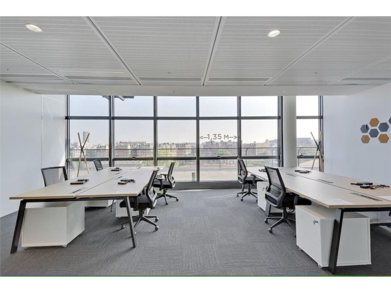 Location d'un espace de travail privatif équipé d