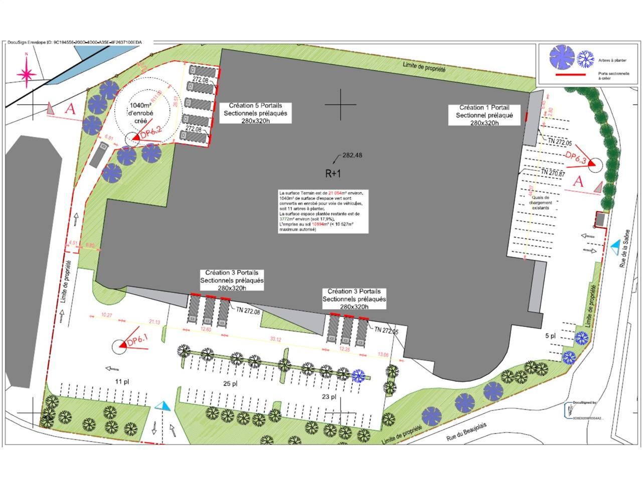 Location entrepots 10773 m² divisibles à partir de 1778 m²