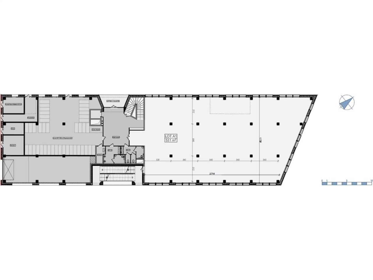 Vente bureaux 7516 m² divisibles à partir de 355 m²