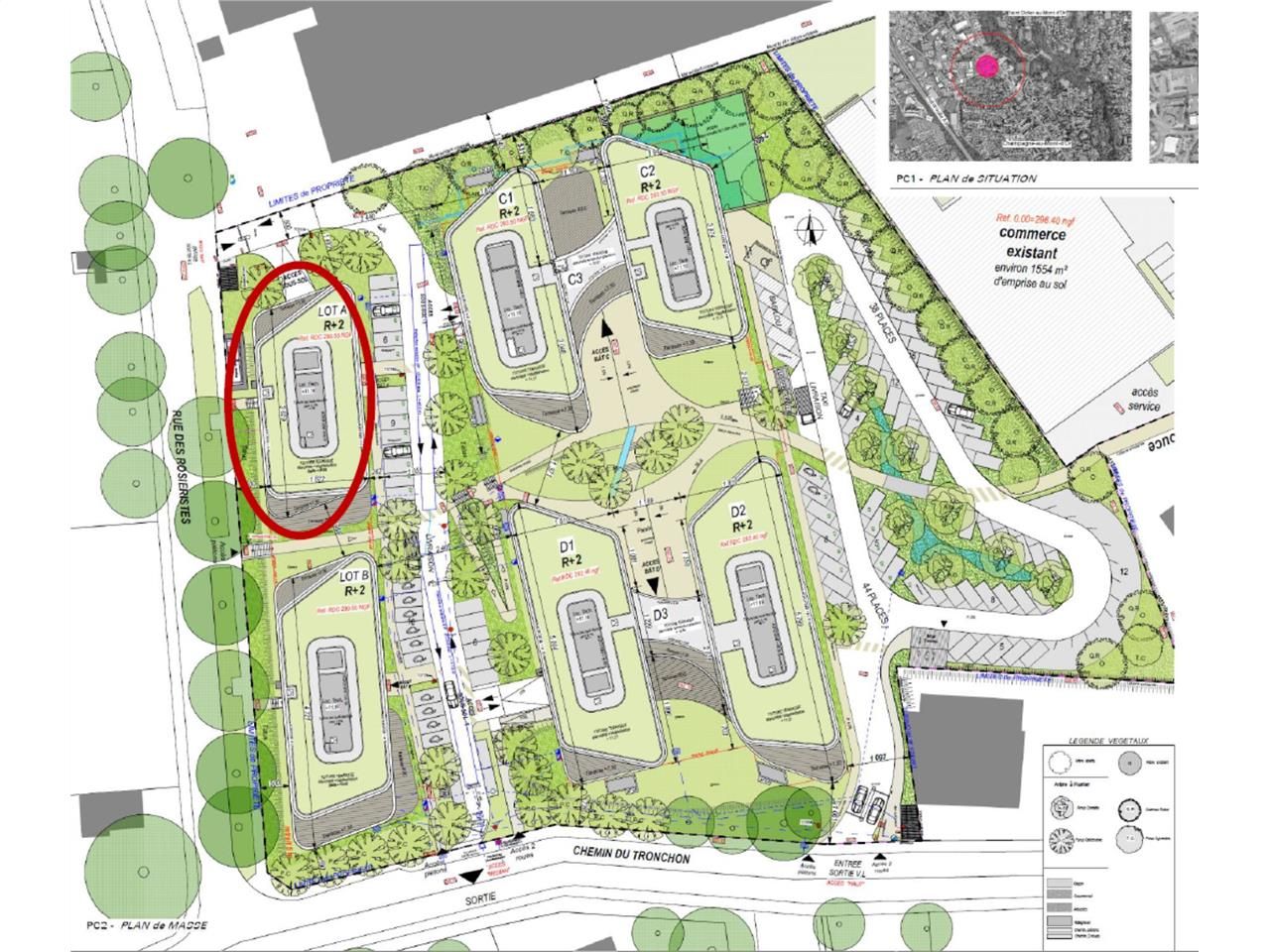 Location bureaux 244 m² non divisibles